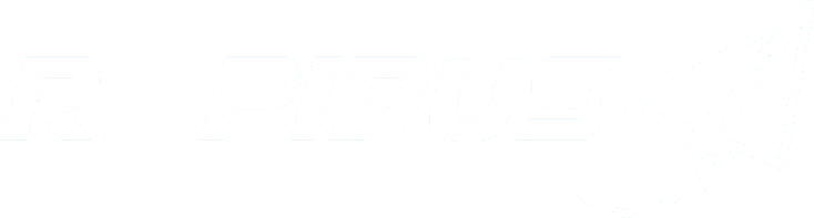 Logotipo de Rapidus Blanco